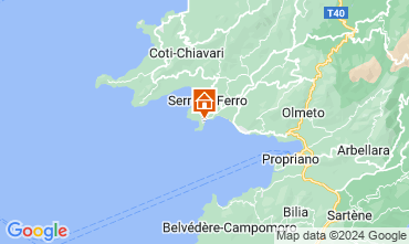 Map Porto Pollo Apartment 7881