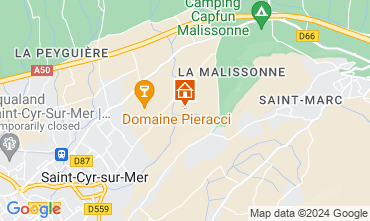 Map Saint Cyr sur Mer House 117777