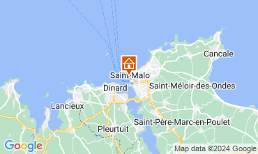 Map Saint Malo Apartment 129036