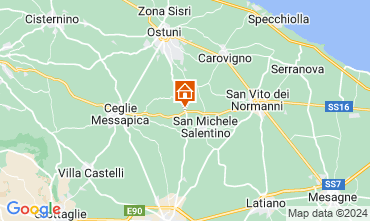 Map Ceglie Messapica Villa 123604