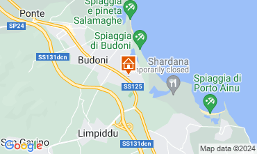 Map Budoni Villa 127273