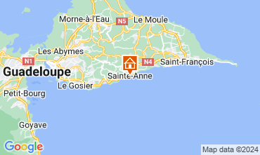 Map Sainte Anne (Guadeloupe) Apartment 73786