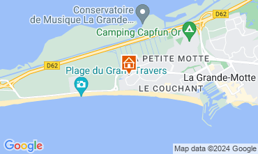 Map La Grande Motte Apartment 105795