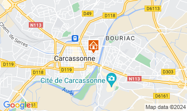 Map Carcassonne B&B 126050