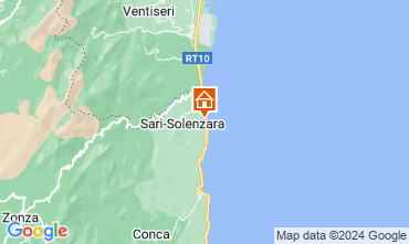 Map Sari-Solenzara Villa 120775