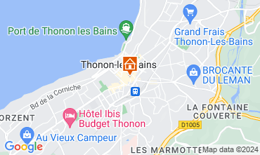 Map Thonon Les Bains Apartment 126125