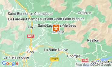 Map Ancelle Self-catering property 78718