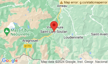 Map Saint Lary Soulan Apartment 80256