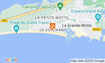 Map La Grande Motte Apartment 102454