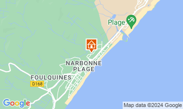 Map Narbonne plage Apartment 16430