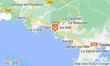 Map Saint Cyr sur Mer Studio 110762