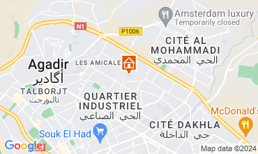 Map Agadir Villa 54307