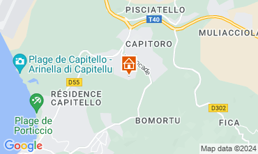 Map Porticcio Villa 117772