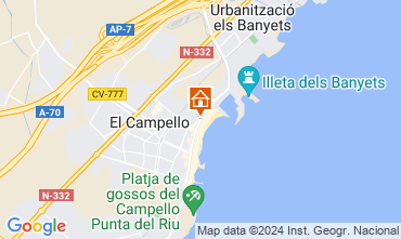 Map Alicante Apartment 55110