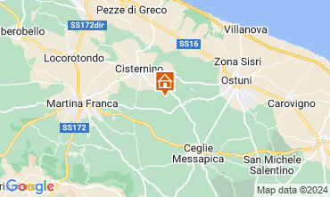 Map Ostuni Villa 128626