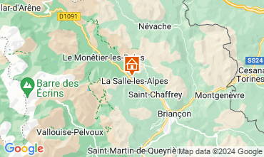 Map Serre Chevalier Chalet 41653