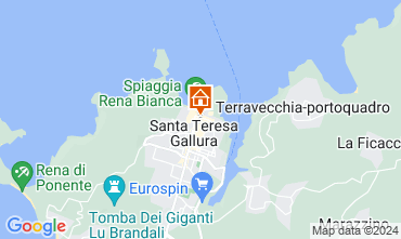 Map Santa Teresa di Gallura Apartment 127443
