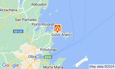 Map Aranci Gulf Apartment 74915