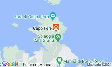 Map Porto Cervo Villa 125078