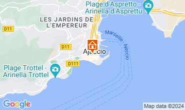 Map Ajaccio Studio 118240