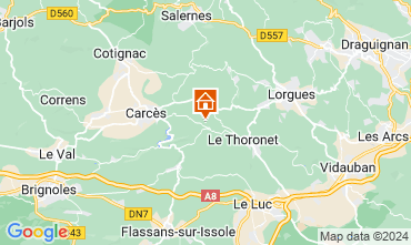 Map Le Thoronet House 98597