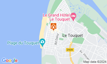 Map Le Touquet Apartment 118316