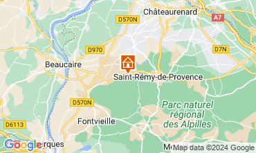 Map Saint Rmy de Provence Villa 123155