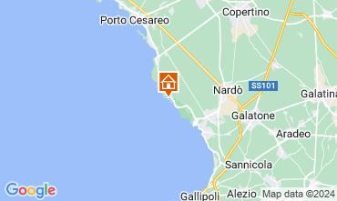 Map Porto Cesareo Villa 119267