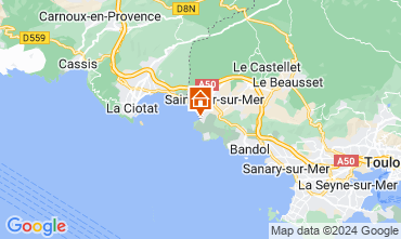 Map Saint Cyr sur Mer Apartment 127057