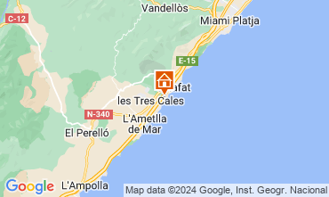 Map L'Ametlla de Mar Villa 122262