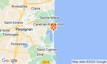 Map Canet-en-Roussillon Apartment 123260