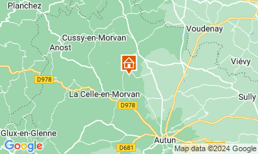 Map Autun Self-catering property 112322