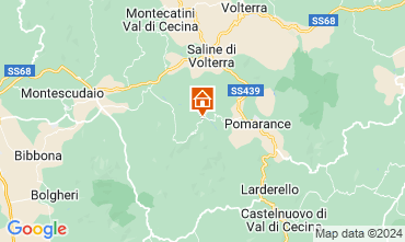 Map Volterra Self-catering property 106681