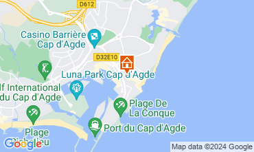 Map Cap d'Agde Apartment 112976