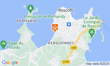 Map Roscoff Villa 112373