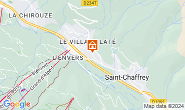 Map Serre Chevalier Chalet 2931