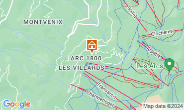 Map Les Arcs Apartment 89727