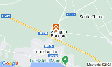 Map Torre Lapillo Apartment 110011