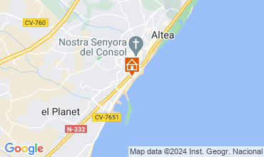 Map Altea Apartment 127976