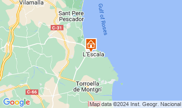 Map L'Escala Villa 107579