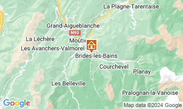 Map Brides Les Bains House 120926