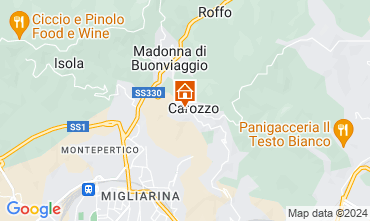 Map La Spezia Apartment 71388