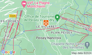 Map Peisey-Vallandry Apartment 101665