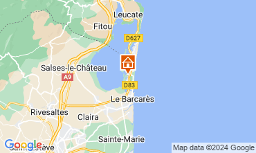 Map Le Barcares House 74693