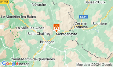 Map Montgenvre Chalet 59743