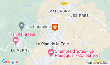 Map Sainte Maxime Villa 78620