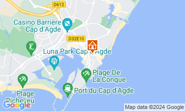 Map Cap d'Agde Apartment 111106