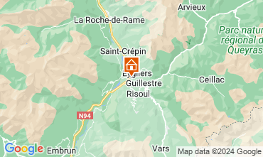 Map Mont-Dauphin Self-catering property 127283