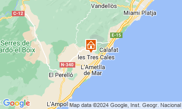 Map L'Ametlla de Mar Villa 59886