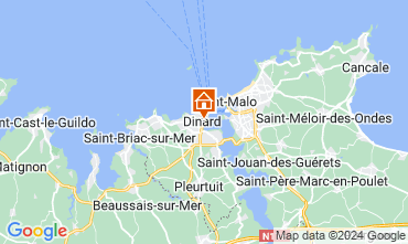 Map Dinard Apartment 127410